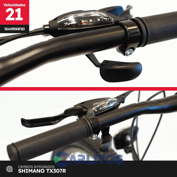 Bicicleta Randers Todo Terreno Horus Disco Mtb 29" Bke-2129-Md - Talle M Amarillo Con Negro