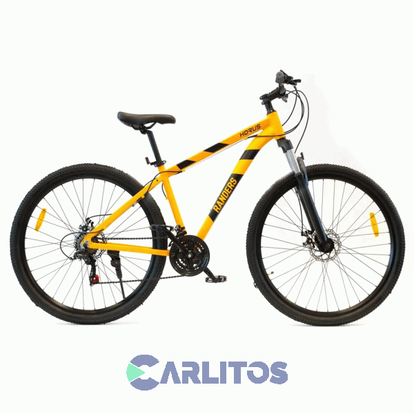 Bicicleta Randers Todo Terreno Horus Disco Mtb 29" Bke-2129-Md - Talle M Amarillo Con Negro