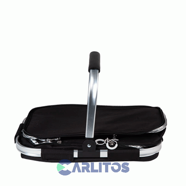 Canasta De Picnic Grande Plegable Termica Waterdog Negro