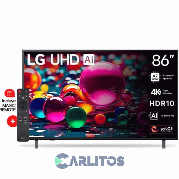 Smart TV Led 86" 4K Ultra HD LG 86ua8550psa