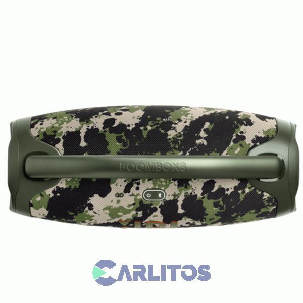 Parlante Port&aacute;til Jbl Con Bluetooth 80 Watts Rms Boombox 3 Camuflado