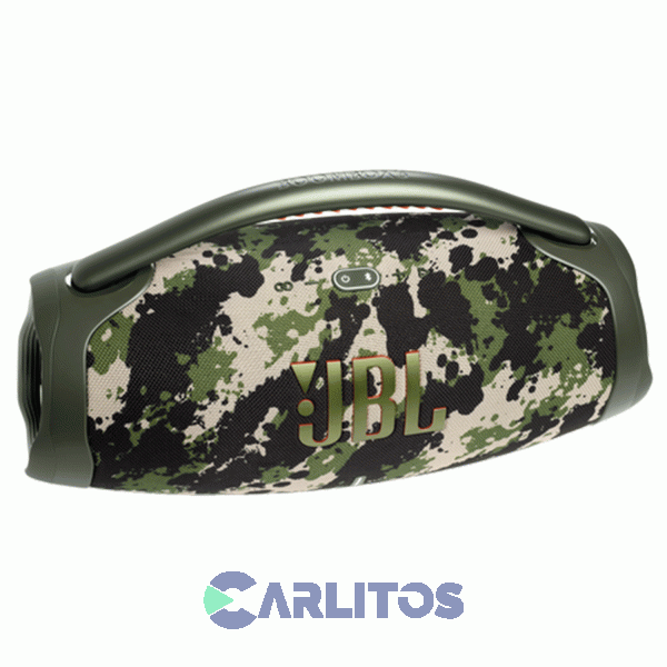Parlante Port&aacute;til Jbl Con Bluetooth 80 Watts Rms Boombox 3 Camuflado