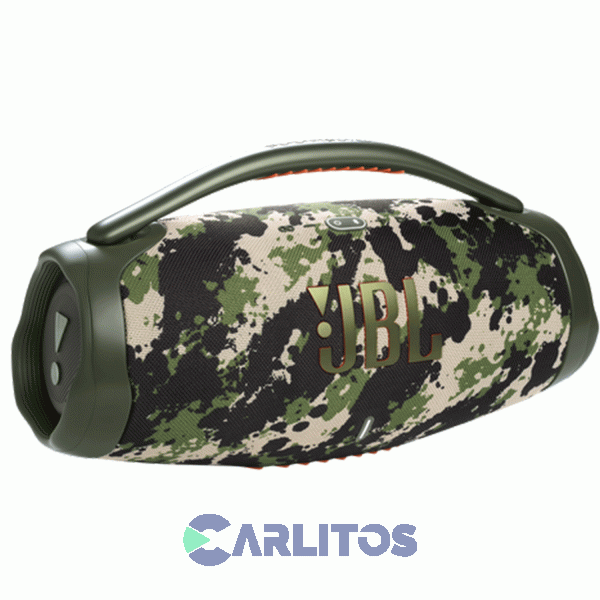 Parlante Port&aacute;til Jbl Con Bluetooth 80 Watts Rms Boombox 3 Camuflado