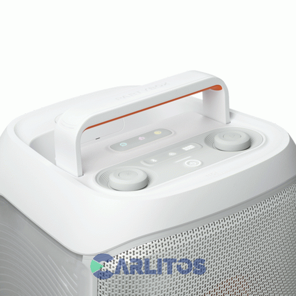 Parlante Torre Jbl Con Bluetooth Y Bateria 160 Watts Rms Partybox Club 120sw Blanco