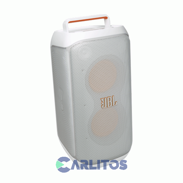 Parlante Torre Jbl Con Bluetooth Y Bateria 160 Watts Rms Partybox Club 120sw Blanco