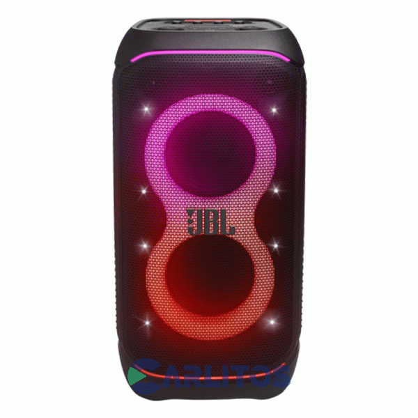 Parlante Torre Jbl Con Bluetooth Y Bateria 240 Watts Rms Partybox Stage 320 Negro