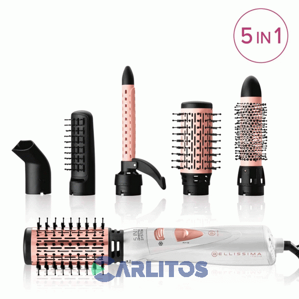 Cepillo Termico Imetec Bellissima Multistyler 5 En 1 Dry&style Gh18 1100