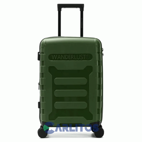 Valija 20" Rigida 4 Ruedas Giratorias Wander Lust 41554 Verde