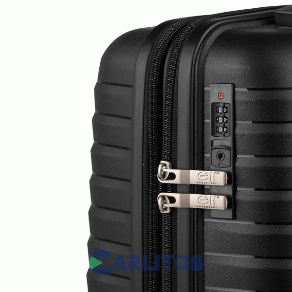 Valija 20" R&iacute;gida 4 Ruedas Giratorias Elf I9600/20n Negro