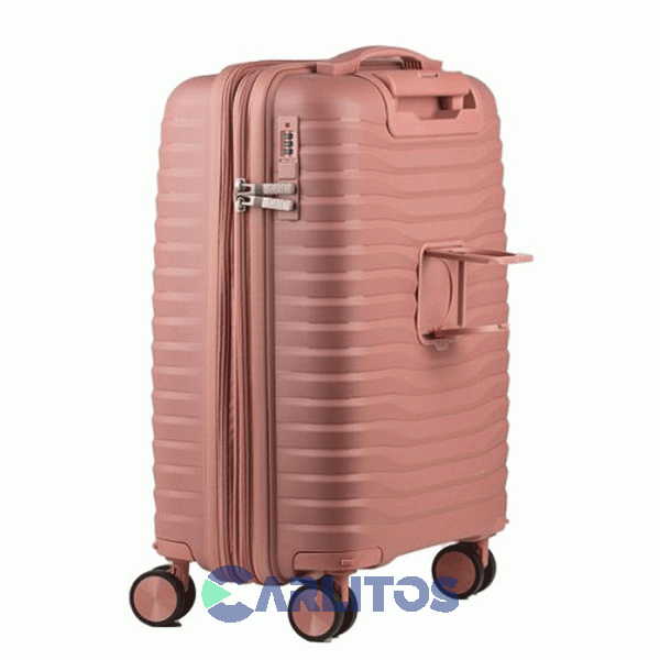 Valija 20" R&iacute;gida 4 Ruedas Giratorias Elf I9600/20r Rosa