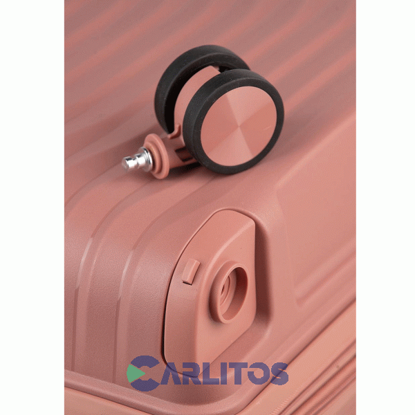 Valija 20" R&iacute;gida 4 Ruedas Giratorias Elf I9600/20r Rosa