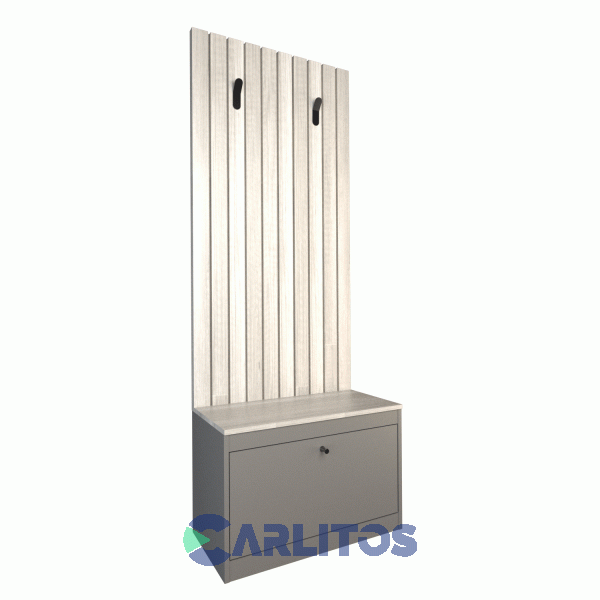 Botinero Recibidor 0.64 Mts Tables Cod: 4018-Ncg Nevado-Gris