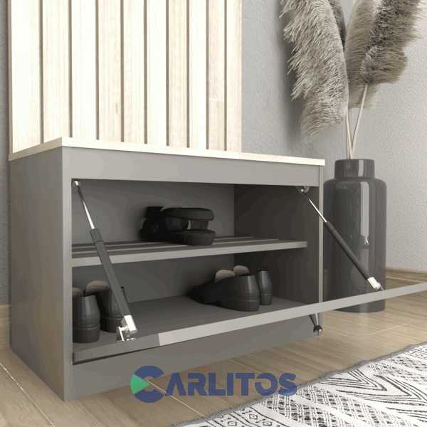 Botinero Recibidor 0.64 Mts Tables Cod: 4018-Ncg Nevado-Gris
