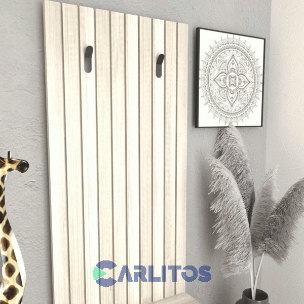 Botinero Recibidor 0.64 Mts Tables Cod: 4018-Ncg Nevado-Gris