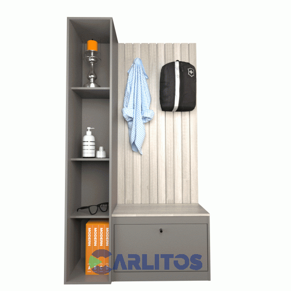 Botinero Recibidor 0.95 Mts Tables Cod: 4019-Ncg Nevado-Gris
