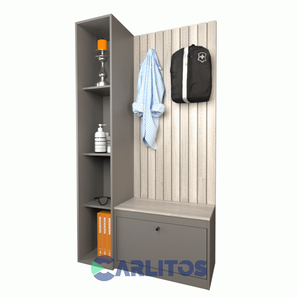 Botinero Recibidor 0.95 Mts Tables Cod: 4019-Ncg Nevado-Gris