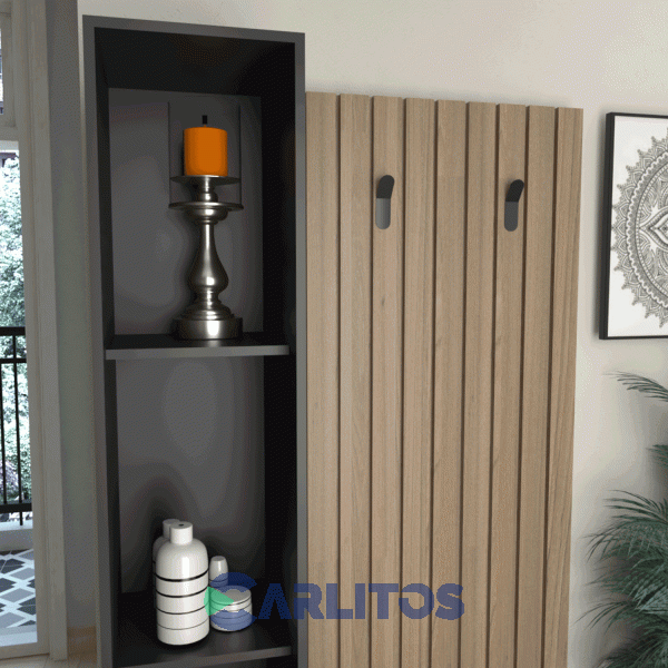 Botinero Recibidor 0.95 Mts Tables Cod: 4019-Con Olmo Finlandes-Negro