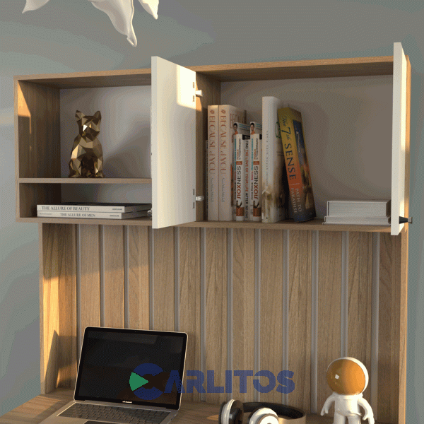 Escritorio Varillado con Alzada Tables Cod:3104 Olmo Finland&eacute;s y Everest