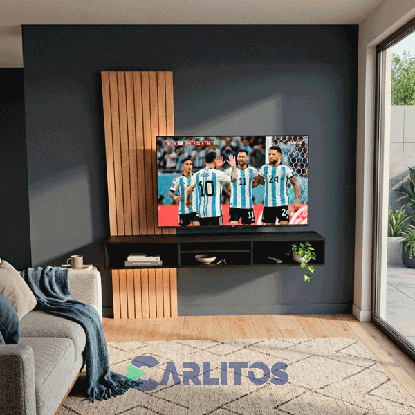 Rack Tables Para Colgar Varillado 1.80 Mts Linea Home Cod:1407-Con-Olmo Finlandes-Negro