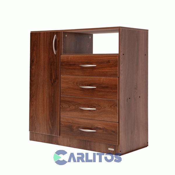Chiffonier 1 Puerta 4 Cajones Platinum Cod: 921 Roble Antiguo