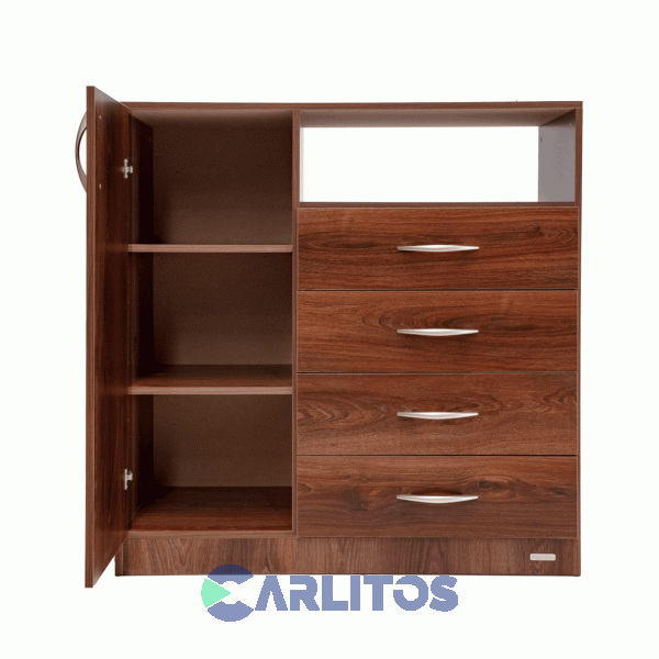 Chiffonier 1 Puerta 4 Cajones Platinum Cod: 921 Roble Antiguo