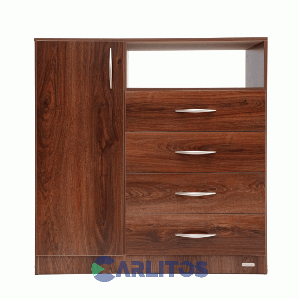 Chiffonier 1 Puerta 4 Cajones Platinum Cod: 921 Roble Antiguo