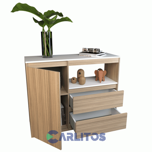 Bahiut Tables 1.10 Mts Linea Terrae Cod: 4025-Ccb-Cocobolo-Blanco
