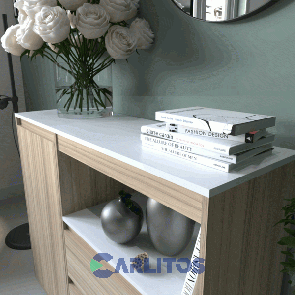 Bahiut Tables 1.10 Mts Linea Terrae Cod: 4025-Ccb-Cocobolo-Blanco