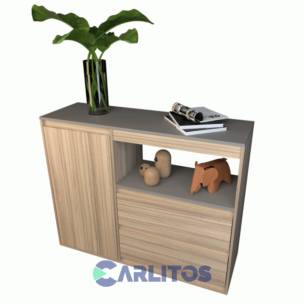 Bahiut Tables 1.10 Mts Linea Terrae Cod: 4025-Ccg-Cocobolo-Gris C.