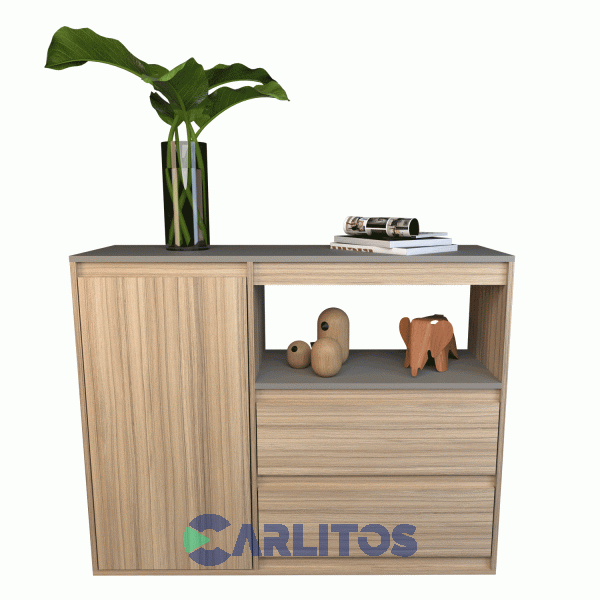 Bahiut Tables 1.10 Mts Linea Terrae Cod: 4025-Ccg-Cocobolo-Gris C.