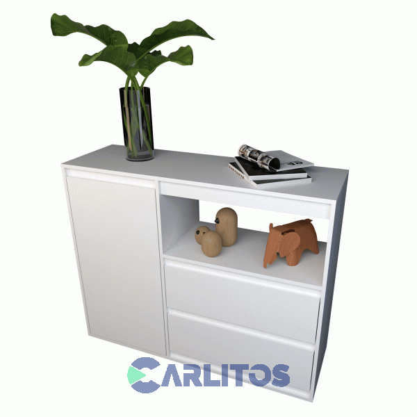 Bahiut Tables 1.10 Mts Linea Terrae Cod: 4025-Bm-Blanco