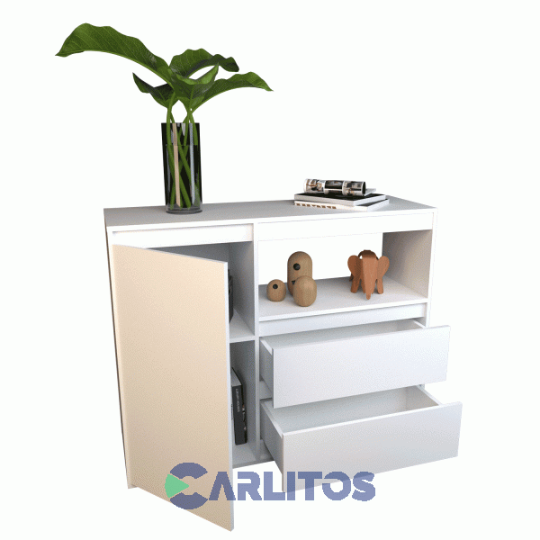 Bahiut Tables 1.10 Mts Linea Terrae Cod: 4025-Bm-Blanco