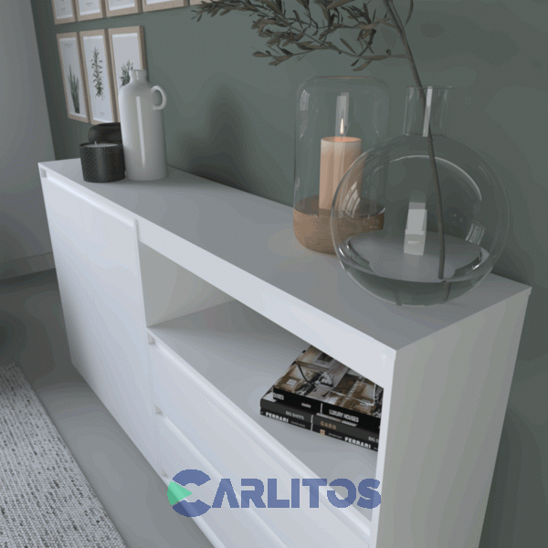 Bahiut Tables 1.75 Mts Linea Terrae  Cod: 4026-Bm-Blanco
