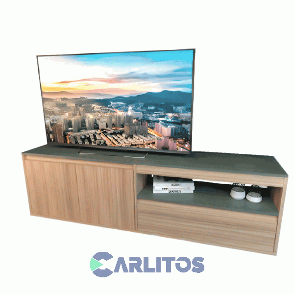 Rack Tv Linea Terrae 1.75 Mts Tables Cod: 4028-Ccs-Cocobolo-Safari