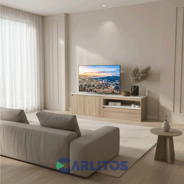 Rack Tv Linea Terrae 1.75 Mts Tables Cod: 4028-Ccb-Cocobolo-Blanco