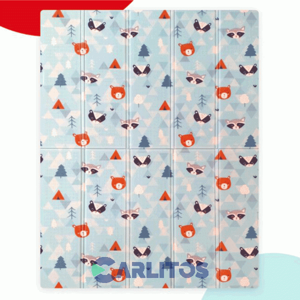 Alfombra Plegable Reversible 1.50 X 2.00 Mts Bebesit 6006-A Celeste