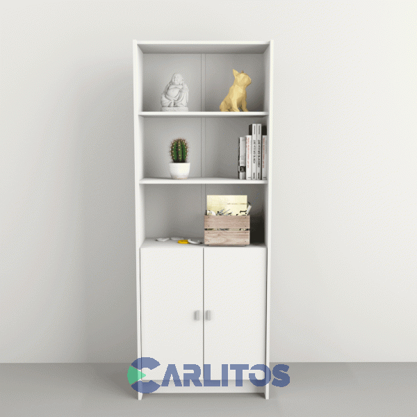 Biblioteca Tables Puertas Bajas Cod: 3036-Ev Blanco