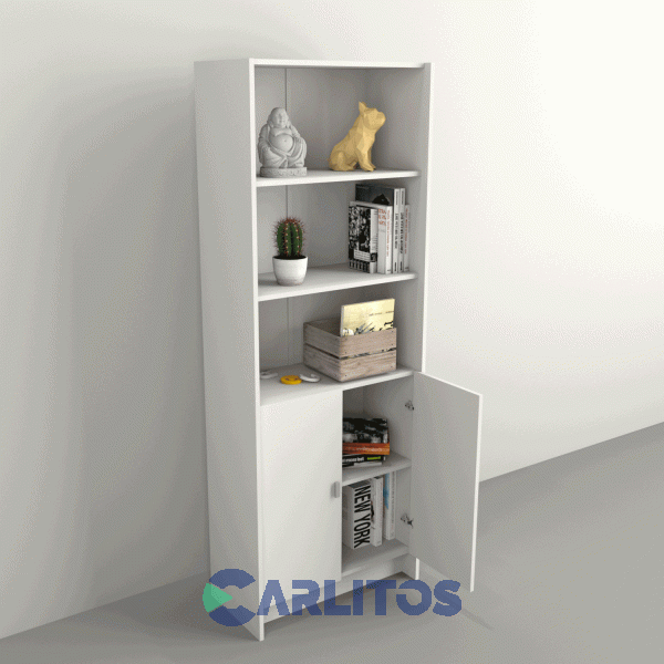 Biblioteca Tables Puertas Bajas Cod: 3036-Ev Blanco