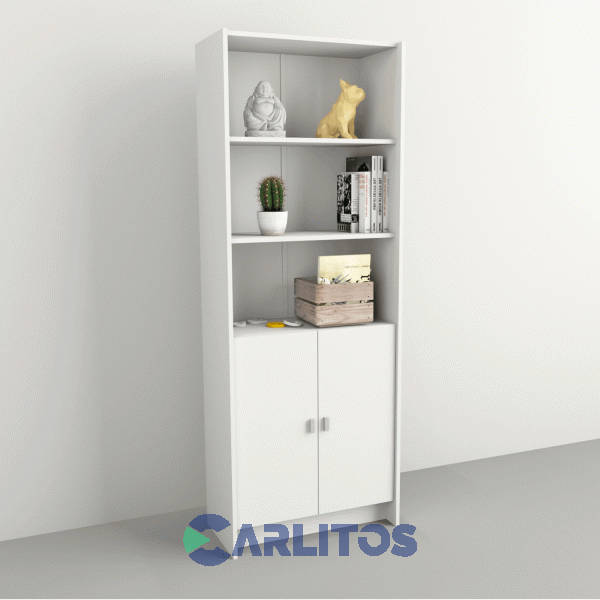 Biblioteca Tables Puertas Bajas Cod: 3036-Ev Blanco