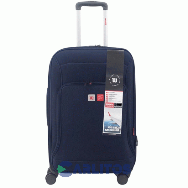 Valija 24" 4 Ruedas Giratorias Wilson 65.1755A/3 Azul