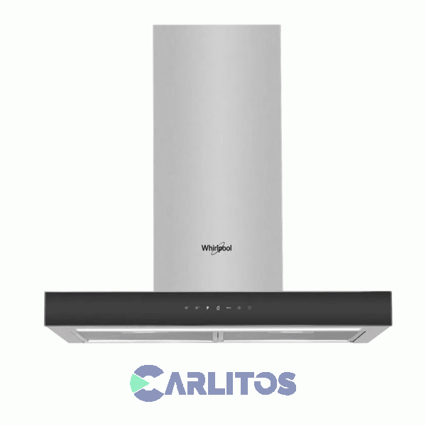 Campana Extractora Whirlpool Acero Inoxidable Frente Recto 60 Cm Tbox Whbs 62F Lt K/1