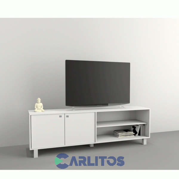 Mesa De TV-Lcd-Le 75" Tables Cod: 4100 Blanco