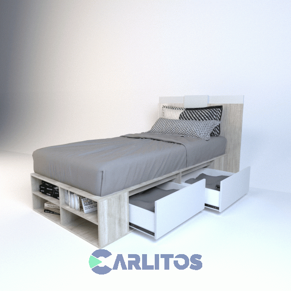 Box Tables Multifuncion 0.92 Mts 4 Cajones Cod: 6440 Nevado-Everest.