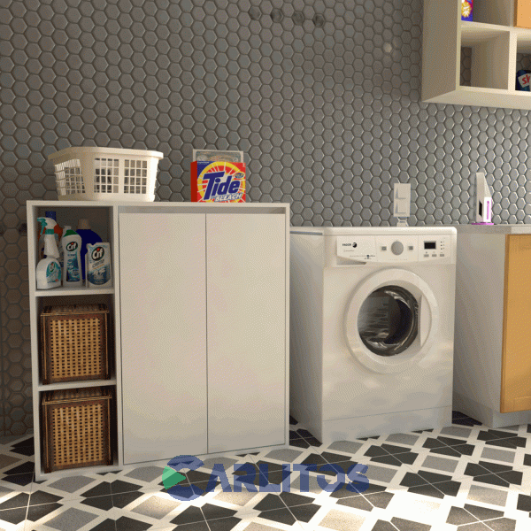 Organizador Multifunci&oacute;n Para Lavadero Tables Blanco