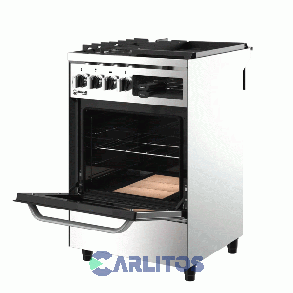 Coina A Gas Industrial Morelli 55 Cm  Acero Inoxidable 16374 Multigrill