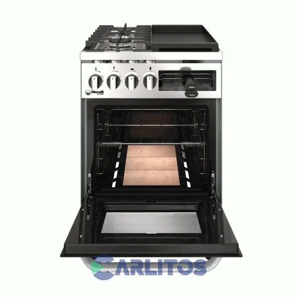 Coina A Gas Industrial Morelli 55 Cm  Acero Inoxidable 16374 Multigrill
