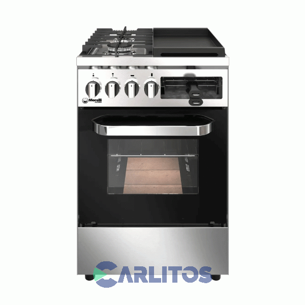 Coina A Gas Industrial Morelli 55 Cm  Acero Inoxidable 16374 Multigrill