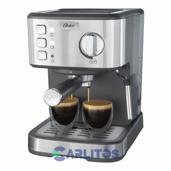 Cafetera Express Oster Digital Compacta Silver 15 Bares  Bvstem5502