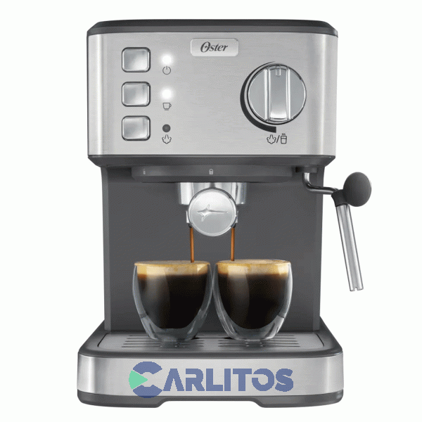 Cafetera Express Oster Digital Compacta Silver 15 Bares  Bvstem5502