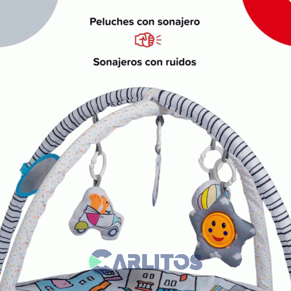 Manta/Gimnasio Bebesit De Actividades Didacticas Redondo 5010-Rf Globo